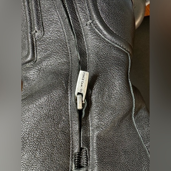 Vince Camuto 6.5 Womens knee high black heel leather boots preowned - Picture 6 of 7